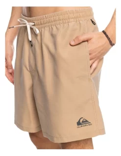 Quiksilver Surfwash 17" Swim Shorts In Tan -Quiksilver 933858910 4 720x928