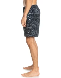 Quiksilver Ocean Mix 17" Swim Shorts In Tarmac -Quiksilver 933859810 3 720x928