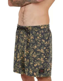 Quiksilver Mongrel 17" Swim Shorts In Dark Green -Quiksilver 933860710 4 720x928