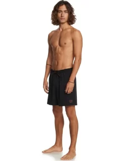 Quiksilver Mongrel 17" Swim Shorts In Black -Quiksilver 933860800 3 720x928