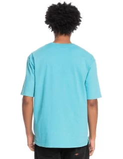 Quiksilver Light Years Organic Short Sleeve T-Shirt Delphinium Blue -Quiksilver 933861610 2 720x928