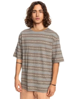 Quiksilver Patios Organic Short Sleeve T-Shirt In Tannin Patio