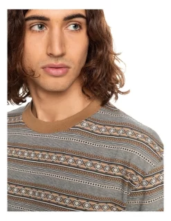 Quiksilver Patios Organic Short Sleeve T-Shirt In Tannin Patio -Quiksilver 933862420 4 720x928