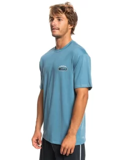 Quiksilver Mix Short Sleeve Surf T-Shirt In Blue 8 Quiksilver Mix Short Sleeve Surf T-Shirt In Blue -Quiksilver 933863950 3 720x928