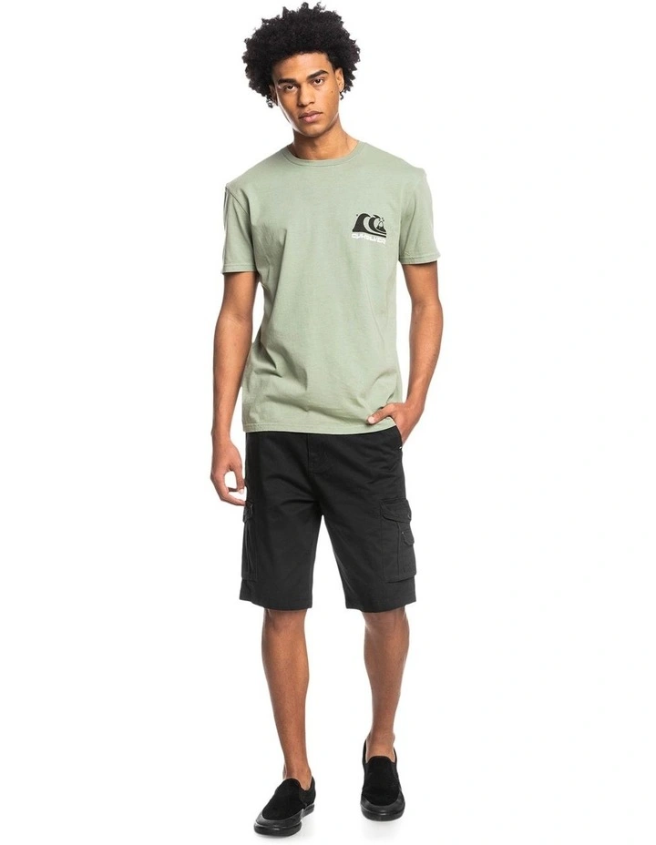 Quiksilver Crucial Battle 21" Cargo Shorts In Black 8 Quiksilver Crucial Battle 21" Cargo Shorts In Black - Image 6