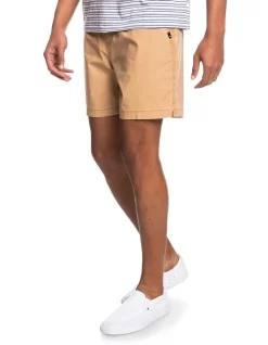 Quiksilver Taxer 17" Elasticated Shorts In Tannin -Quiksilver 933864490 3 720x928