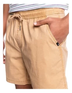 Quiksilver Taxer 17" Elasticated Shorts In Tannin -Quiksilver 933864490 4 720x928
