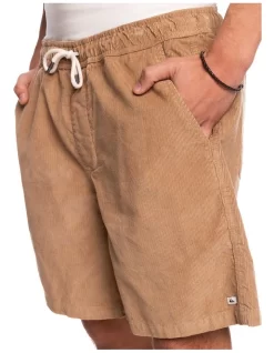 Quiksilver Taxer Cord Shorts In Light Brown -Quiksilver 933864670 4 720x928
