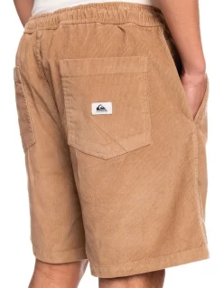 Quiksilver Taxer Cord Shorts In Light Brown -Quiksilver 933864670 5 720x928