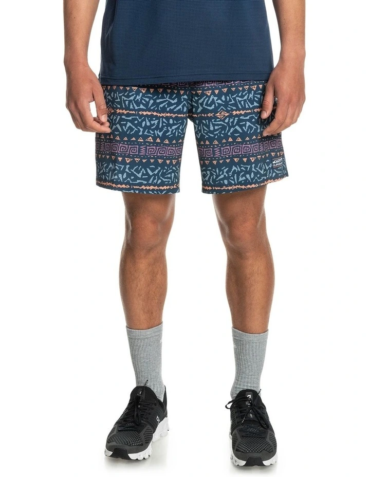Quiksilver Omni 17" Hybrid Training Shorts In Cantaloupe 3 Quiksilver Omni 17" Hybrid Training Shorts In Cantaloupe