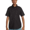 Quiksilver Spaced Out Short Sleeve Shirt In Tarmac -Quiksilver 933867370 1 720x928