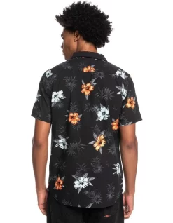 Quiksilver The Classic Short Sleeve Shirt In Black -Quiksilver 933868090 2 720x928