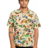 Quiksilver Natas Blank Short Sleeve Shirt In Birch Multi -Quiksilver 933868270 1 720x928