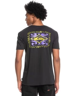 Quiksilver Lost Temple T-Shirt In Black -Quiksilver 933871510 2 720x928