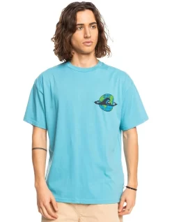 Quiksilver Ocean Made T-Shirt In Delphinium Blue