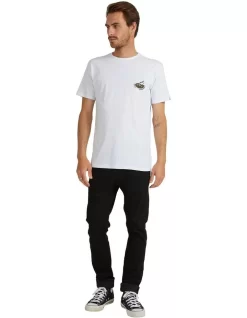 Quiksilver G'Day Mate Short Sleeve T-Shirt In White -Quiksilver 933992380 5 720x928