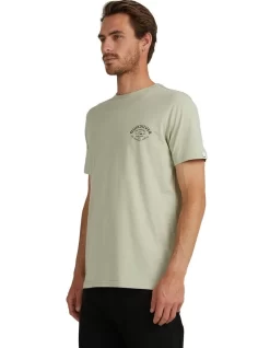 Quiksilver Script Talk T-Shirt In Desert Sage -Quiksilver 933992650 3 720x928