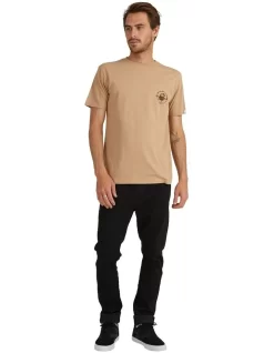 Quiksilver Outta Road T-Shirt In Tannin -Quiksilver 933993100 5 720x928