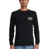 Quiksilver Echoes In Time Long Sleeve T-Shirt In Black -Quiksilver 933994180 1 720x928