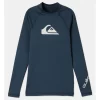 Quiksilver All Time Long Sleeve Youth Rashguard In Navy -Quiksilver 935625700 1 1 720x928