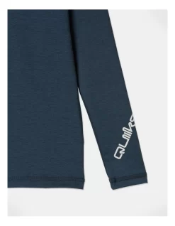 Quiksilver All Time Long Sleeve Youth Rashguard In Navy -Quiksilver 935625700 3 1 720x928