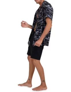 Quiksilver Sunset Short Sleeve Shirt In Black 13 Quiksilver Sunset Short Sleeve Shirt In Black -Quiksilver 948839230 6 720x928