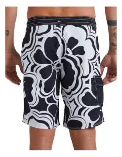 Quiksilver Throwback Print Boardshort In Black -Quiksilver 959047480 2 720x928