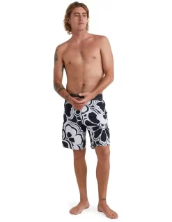 Quiksilver Throwback Print Boardshort In Black -Quiksilver 959047480 5 720x928