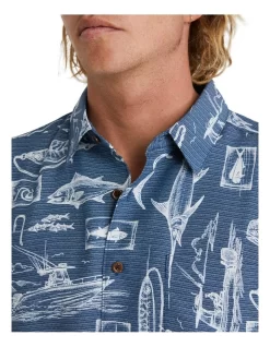 Quiksilver Slack Line Shirt Ensign In Blue -Quiksilver 959047750 4 720x928