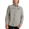 Quiksilver Landing Fish Shirt In Light Grey Heather -Quiksilver 959047840 1 720x928