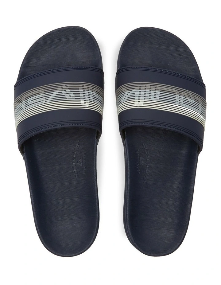 Quiksilver Rivi Wordmark Slide Sandal In Blue 5 Quiksilver Rivi Wordmark Slide Sandal In Blue - Image 3