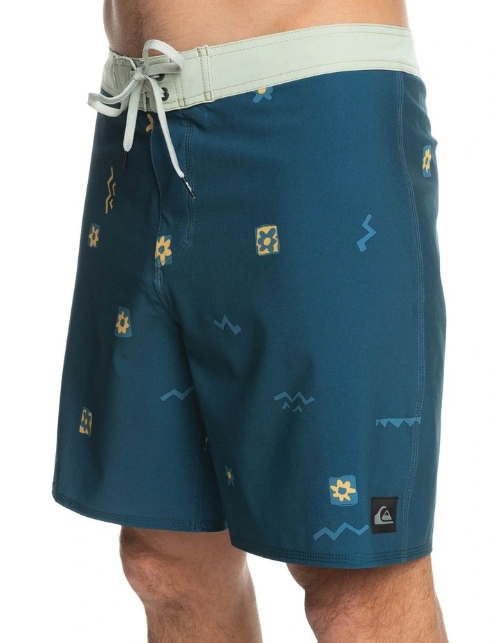 Quiksilver Surfsilk 69 18" Boardshort In Majolica Blue 4 Quiksilver Surfsilk 69 18" Boardshort In Majolica Blue - Image 2
