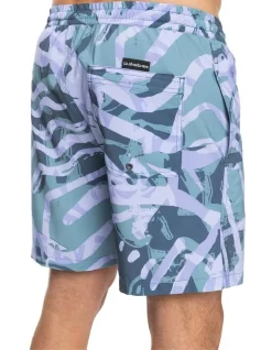 Quiksilver Volley 17" Boardshort In Majolica Blue -Quiksilver 959054680 3 720x928