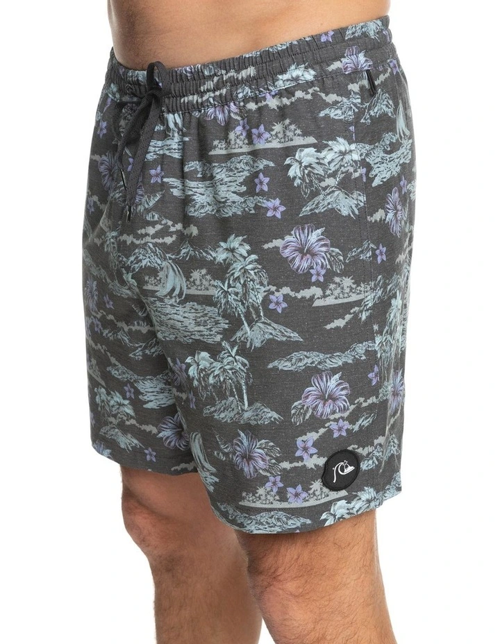 Quiksilver Volley 17" Boardshort In Grey 4 Quiksilver Volley 17" Boardshort In Grey - Image 2