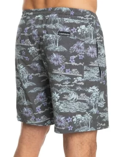 Quiksilver Volley 17" Boardshort In Grey 8 Quiksilver Volley 17" Boardshort In Grey -Quiksilver 959054950 3 720x928