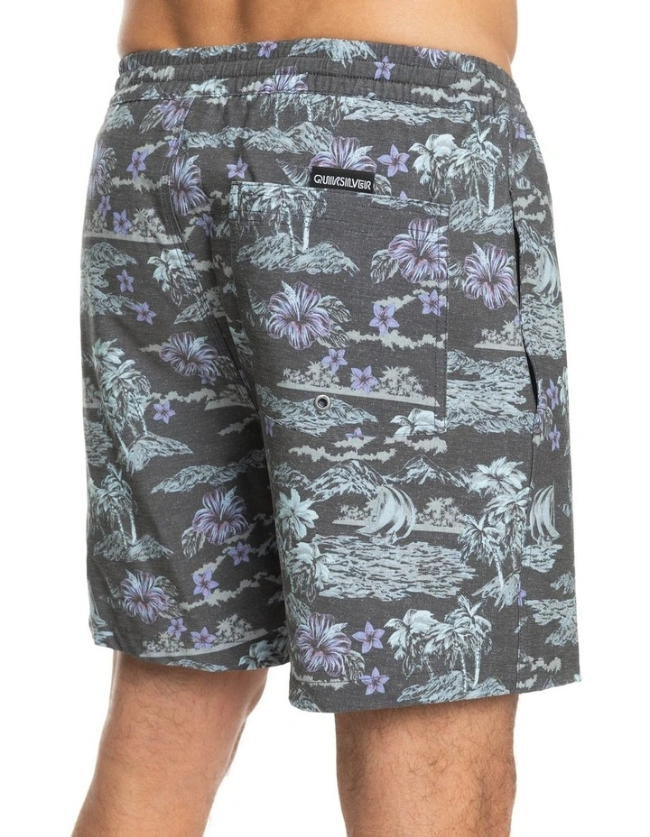 Quiksilver Volley 17" Boardshort In Grey 5 Quiksilver Volley 17" Boardshort In Grey - Image 3