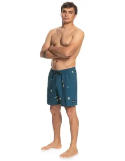 Quiksilver Everyday Mix Volley 17" Boardshort In Insignia Blue -Quiksilver 959055040 4 720x928