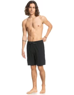 Quiksilver Elastic Cargo Amphibian 19" Shorts In Black -Quiksilver 959056030 4 720x928