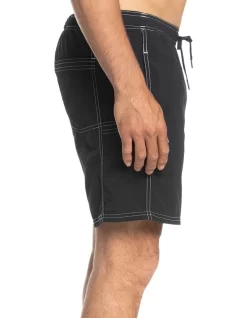 Quiksilver Saturn Cargo Amphibian 18" Shorts In Black -Quiksilver 959056480 2 720x928