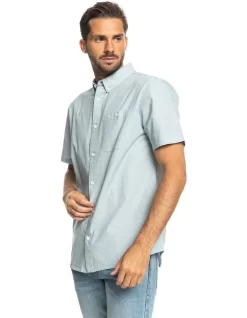 Quiksilver Winfall Short Sleeve Shirt In Provencial -Quiksilver 959056570 2 720x928
