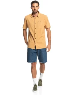 Quiksilver Bolam Short Sleeve Shirt In Brown Sugar -Quiksilver 959056660 5 720x928