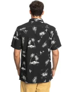 Quiksilver Out Of Office Shirt In Black -Quiksilver 959056840 3 720x928