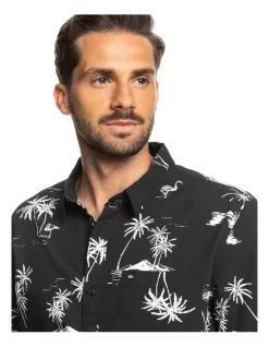Quiksilver Out Of Office Shirt In Black -Quiksilver 959056840 4 720x928