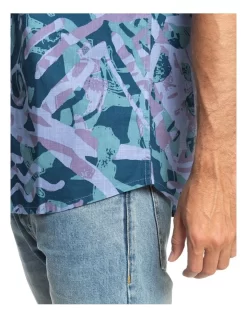 Quiksilver Heritage Short Sleeve Shirt In Purple Haze -Quiksilver 959056930 5 720x928