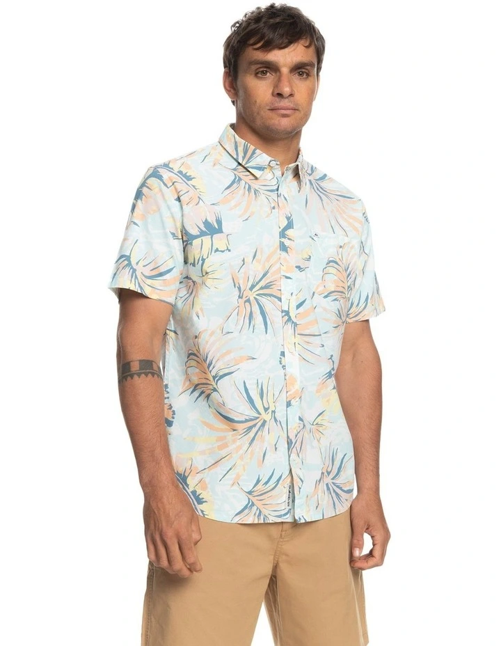 Quiksilver Brushed Palm Shirt In Birch 4 Quiksilver Brushed Palm Shirt In Birch - Image 2