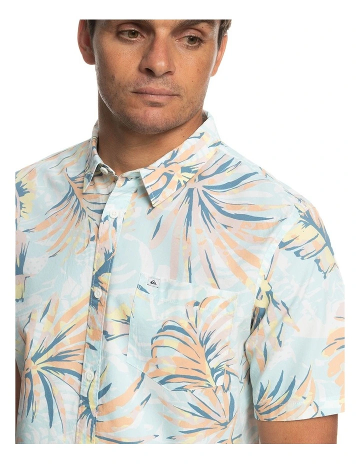 Quiksilver Brushed Palm Shirt In Birch 6 Quiksilver Brushed Palm Shirt In Birch - Image 4
