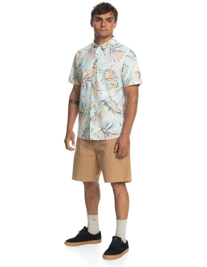 Quiksilver Brushed Palm Shirt In Birch 8 Quiksilver Brushed Palm Shirt In Birch - Image 6