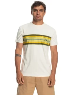 Quiksilver Crossroad Blues Short Sleeve T-Shirt In Birch