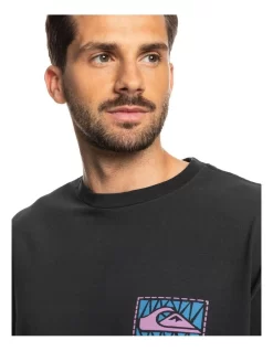 Quiksilver Mindless Town Short Sleeve T-Shirt In Black -Quiksilver 959057740 4 720x928