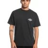 Quiksilver Spiky Twist Short Sleeve T-Shirt In Black -Quiksilver 959057830 1 720x928